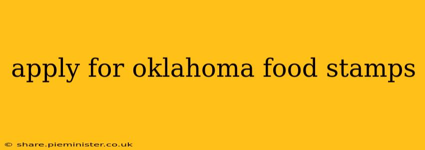 apply for oklahoma food stamps