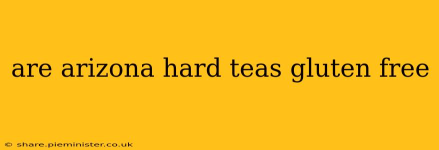 are arizona hard teas gluten free