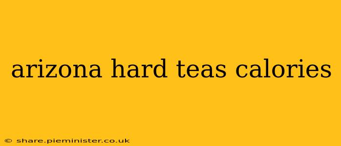 arizona hard teas calories
