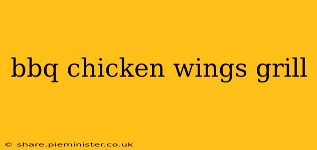 bbq chicken wings grill
