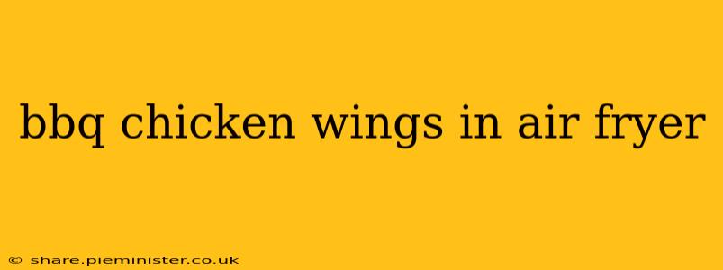bbq chicken wings in air fryer