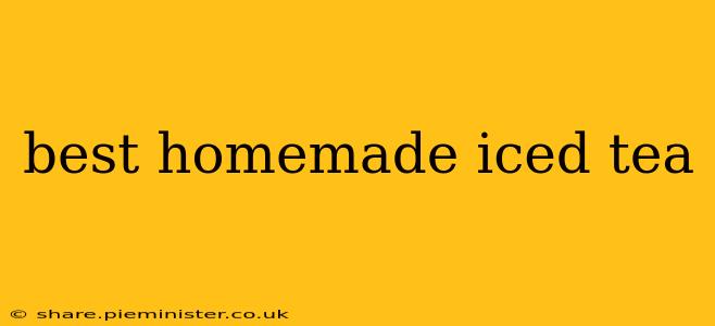 best homemade iced tea