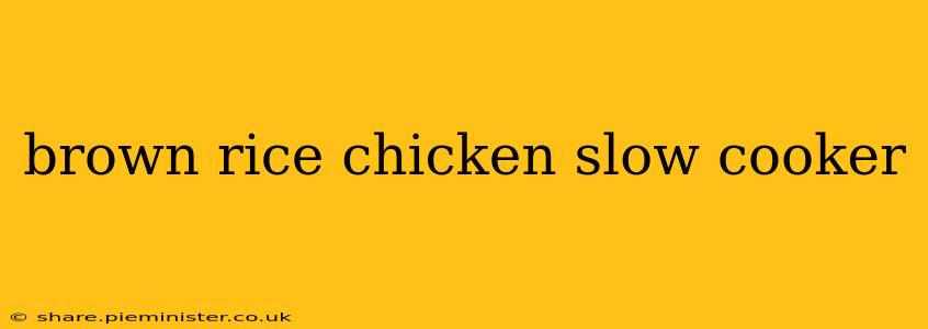 brown rice chicken slow cooker