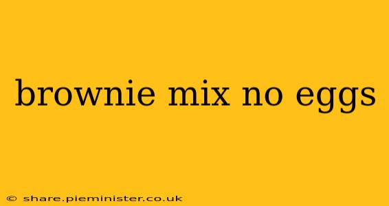 brownie mix no eggs