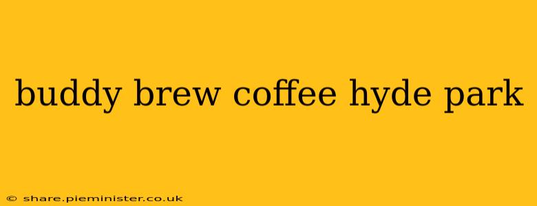 buddy brew coffee hyde park