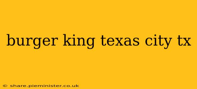 burger king texas city tx