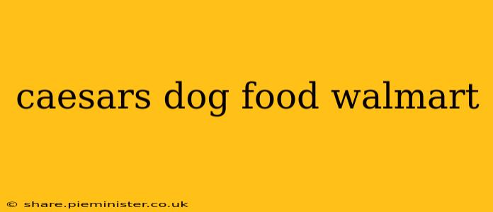 caesars dog food walmart