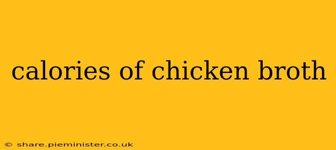 calories of chicken broth