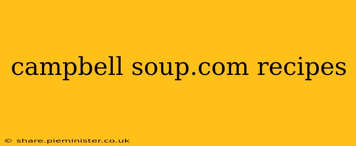 campbell soup.com recipes