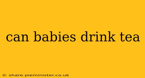 can babies drink tea
