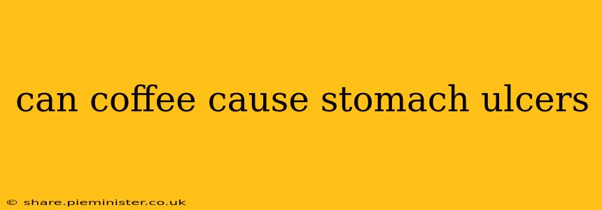 can coffee cause stomach ulcers