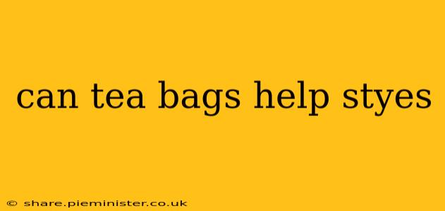 can tea bags help styes
