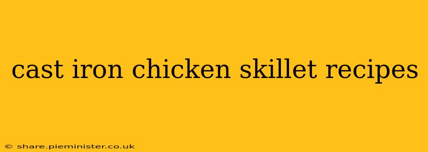 cast iron chicken skillet recipes