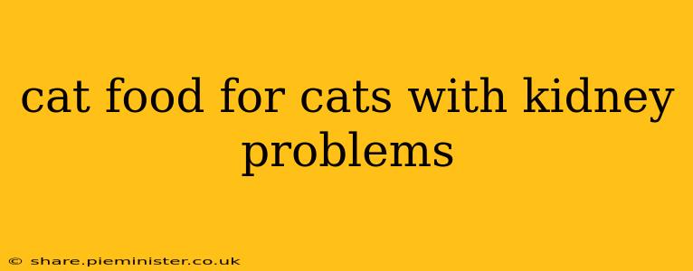 cat food for cats with kidney problems