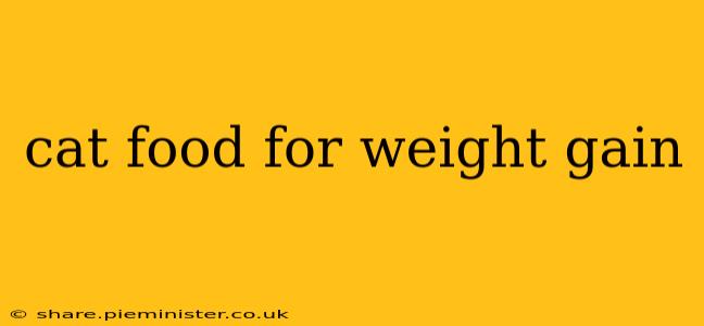 cat food for weight gain