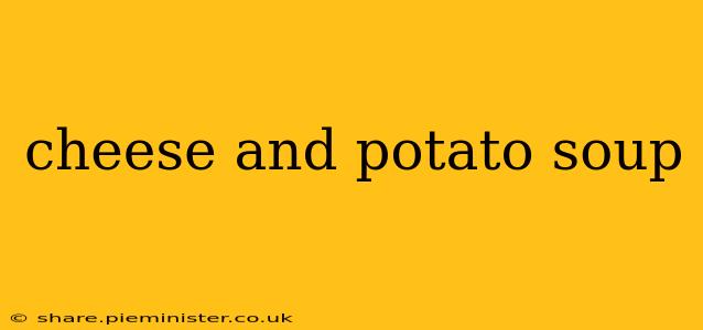 cheese and potato soup