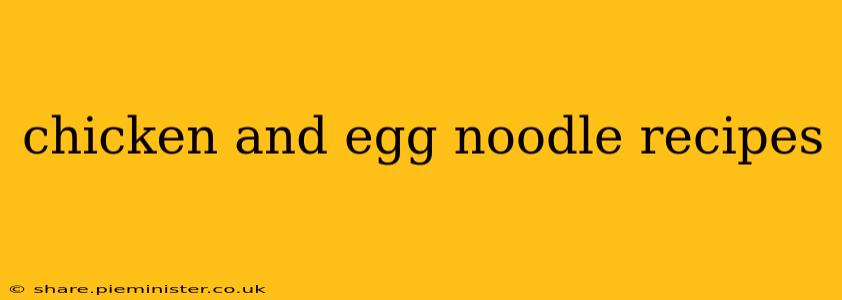chicken and egg noodle recipes