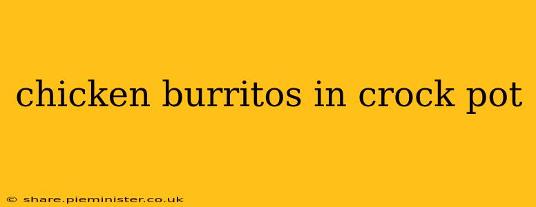chicken burritos in crock pot