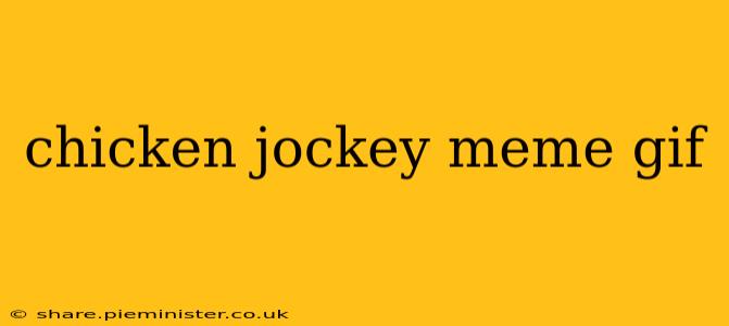 chicken jockey meme gif