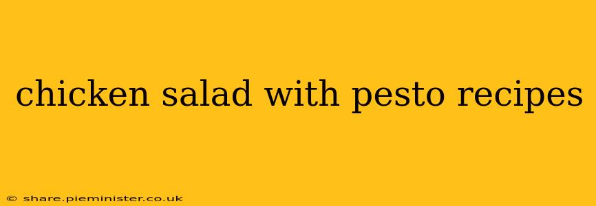 chicken salad with pesto recipes