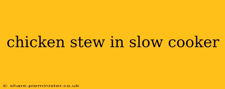 chicken stew in slow cooker