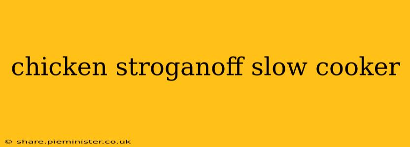 chicken stroganoff slow cooker