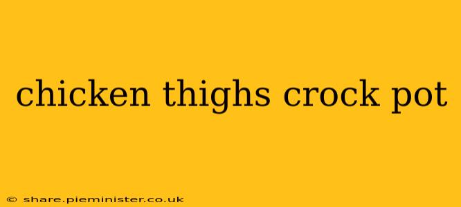 chicken thighs crock pot
