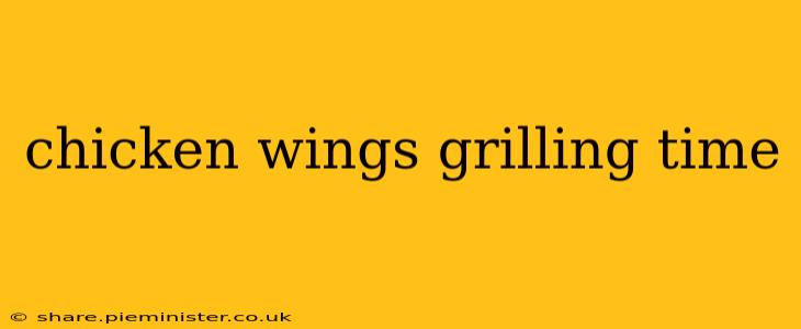 chicken wings grilling time