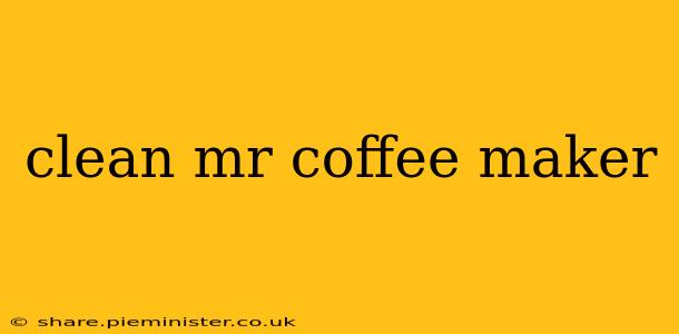 clean mr coffee maker
