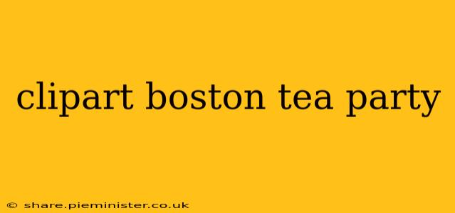 clipart boston tea party