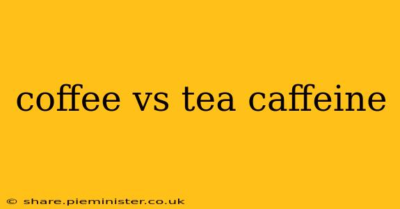 coffee vs tea caffeine