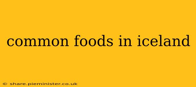 common foods in iceland