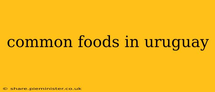common foods in uruguay