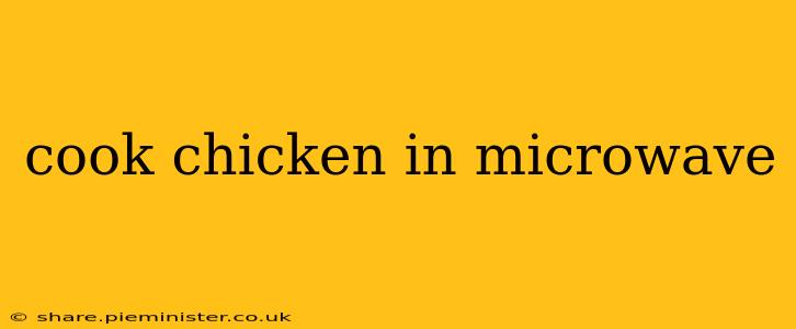 cook chicken in microwave