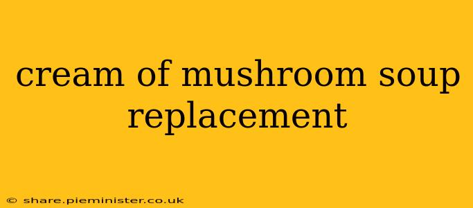 cream of mushroom soup replacement
