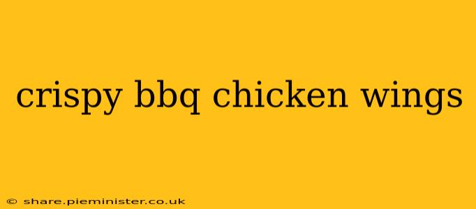 crispy bbq chicken wings