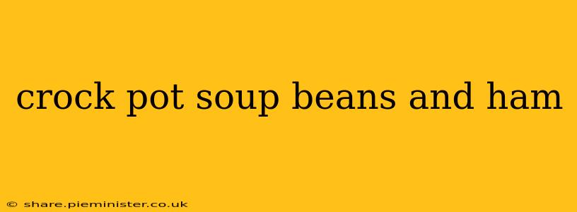 crock pot soup beans and ham