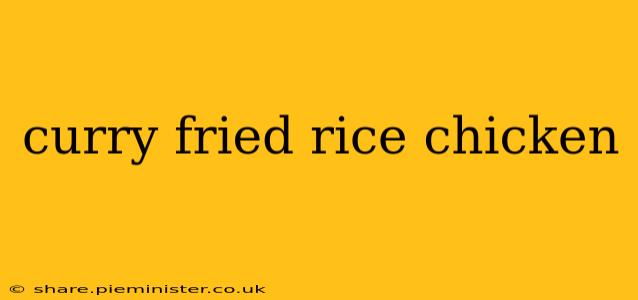 curry fried rice chicken