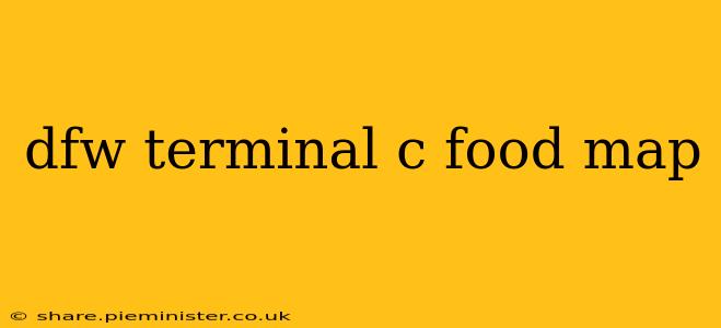 dfw terminal c food map