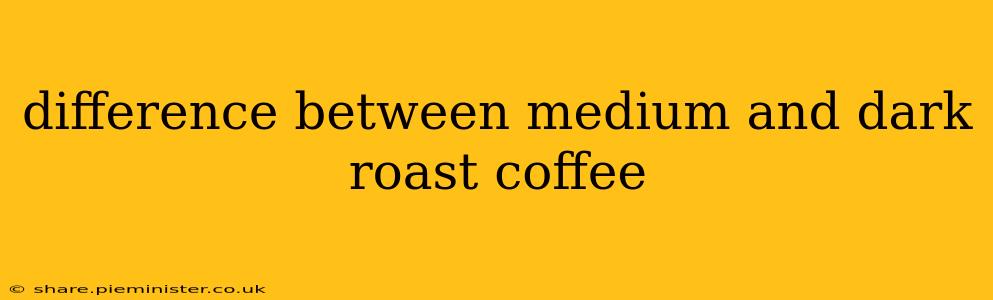 difference between medium and dark roast coffee