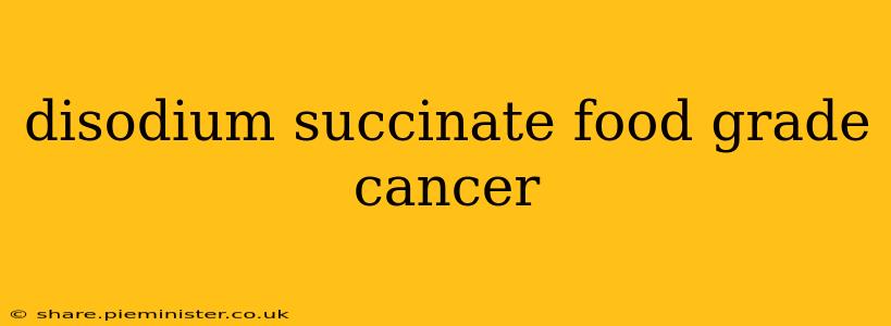 disodium succinate food grade cancer