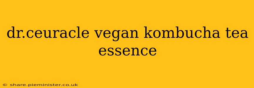 dr.ceuracle vegan kombucha tea essence