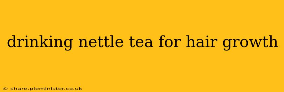 drinking nettle tea for hair growth
