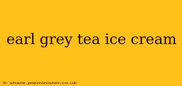 earl grey tea ice cream