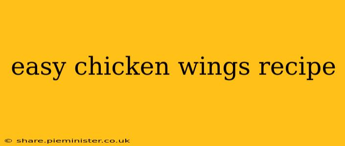 easy chicken wings recipe