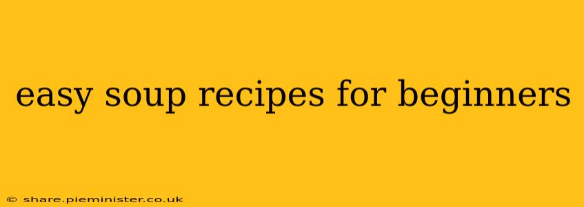 easy soup recipes for beginners