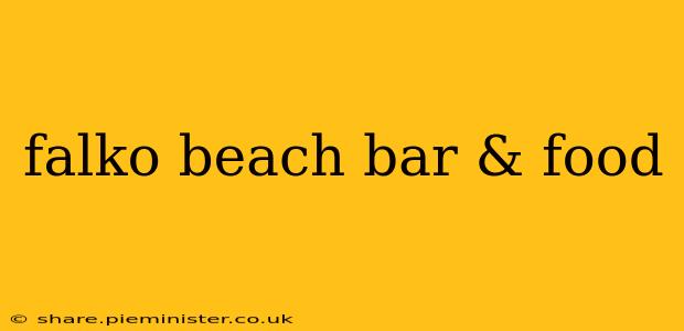 falko beach bar & food