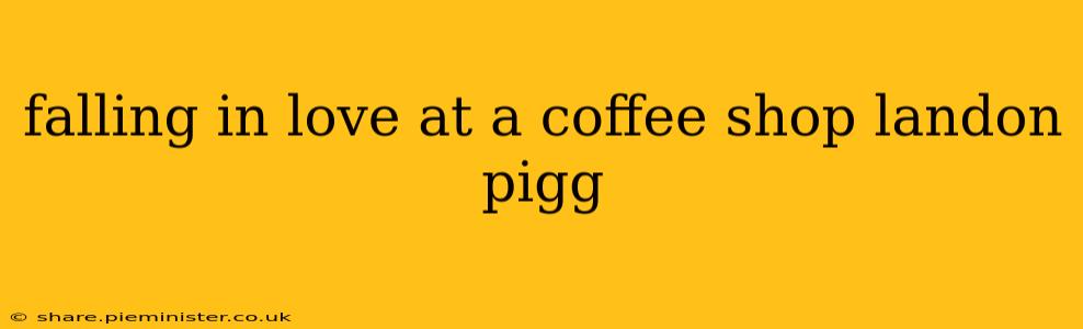falling in love at a coffee shop landon pigg