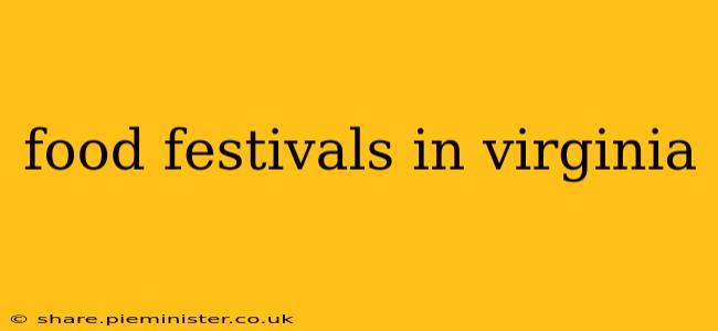 food festivals in virginia
