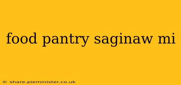 food pantry saginaw mi